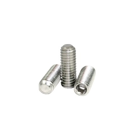 Socket Set Screw, Flat Point, 10-32 X 1/2, Stainless Steel, 18-8, Hex Socket Drive , 2500PK